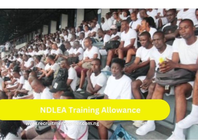NDLEA Training Allowance 2025 & Salary Structure For All Rank