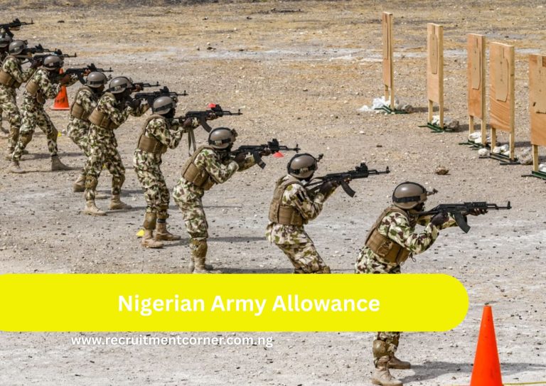 Nigerian Army Training Allowance 2025 & Salary Structure For All Rank